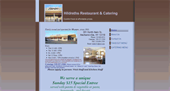 Desktop Screenshot of hildrethsrestaurant.com