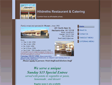 Tablet Screenshot of hildrethsrestaurant.com